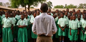 Teacher Addressing Children