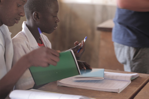 African Children Reading Books