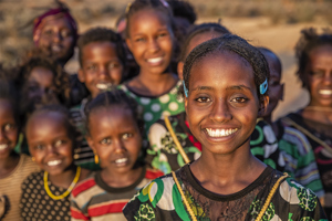 Group Of African Girls