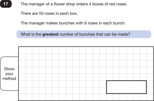 A screenshot of a math test

Description automatically generated
